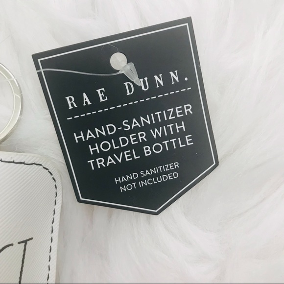 Rae Dunn Hand-Sanitizer Holder With Travel Bottle purse/Keychain Accessory - Picture 6 of 6